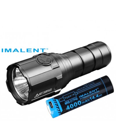 LED baterka Imalent R30C, 9000lm+1x USB-C Li-ion 21700mAh 4000mAh 3,6V